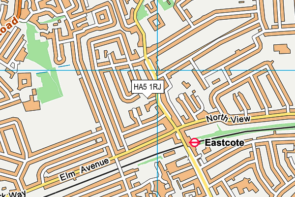 HA5 1RJ map - OS VectorMap District (Ordnance Survey) HA5 1RJ map - OS VectorMap District (Ordnance Survey)