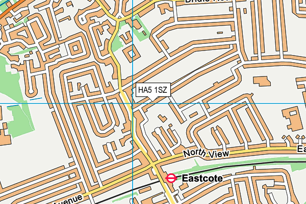 HA5 1SZ map - OS VectorMap District (Ordnance Survey) HA5 1SZ map - OS VectorMap District (Ordnance Survey)