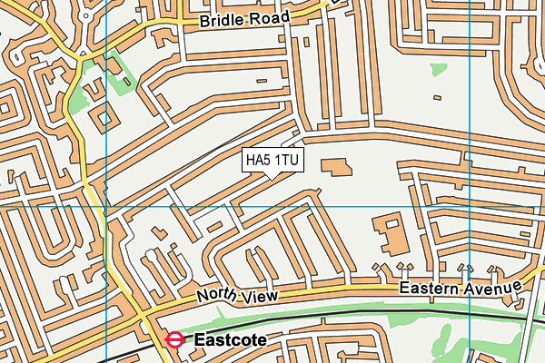 HA5 1TU map - OS VectorMap District (Ordnance Survey) HA5 1TU map - OS VectorMap District (Ordnance Survey)
