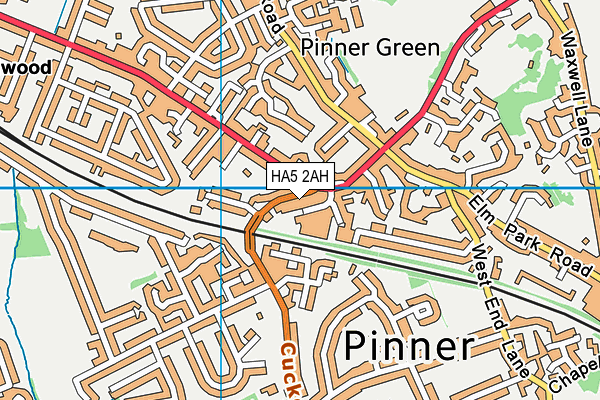 HA5 2AH map - OS VectorMap District (Ordnance Survey) HA5 2AH map - OS VectorMap District (Ordnance Survey)