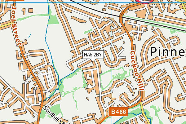 HA5 2BY map - OS VectorMap District (Ordnance Survey) HA5 2BY map - OS VectorMap District (Ordnance Survey)