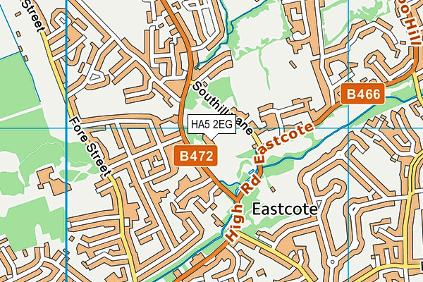 HA5 2EG map - OS VectorMap District (Ordnance Survey) HA5 2EG map - OS VectorMap District (Ordnance Survey)