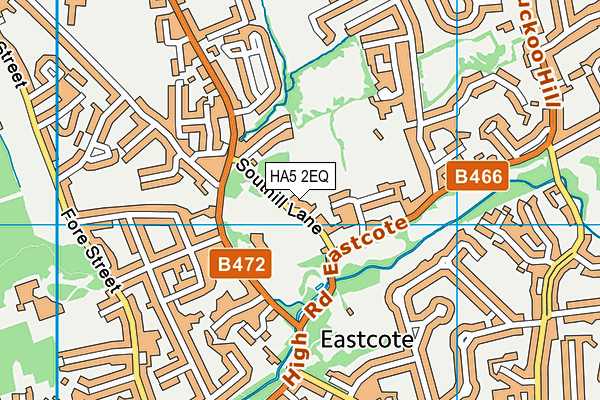 HA5 2EQ map - OS VectorMap District (Ordnance Survey) HA5 2EQ map - OS VectorMap District (Ordnance Survey)