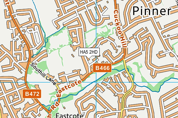 HA5 2HD map - OS VectorMap District (Ordnance Survey) HA5 2HD map - OS VectorMap District (Ordnance Survey)