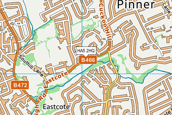 HA5 2HQ map - OS VectorMap District (Ordnance Survey) HA5 2HQ map - OS VectorMap District (Ordnance Survey)