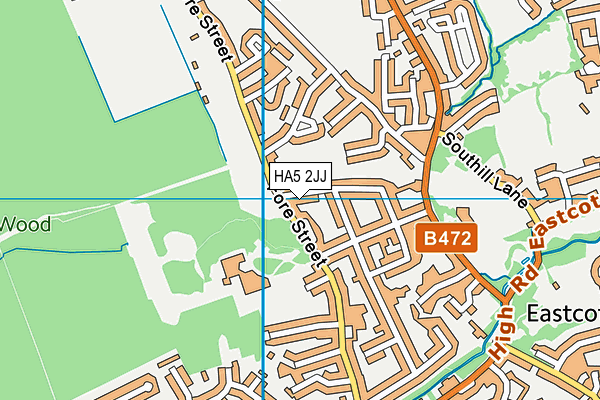 HA5 2JJ map - OS VectorMap District (Ordnance Survey) HA5 2JJ map - OS VectorMap District (Ordnance Survey)