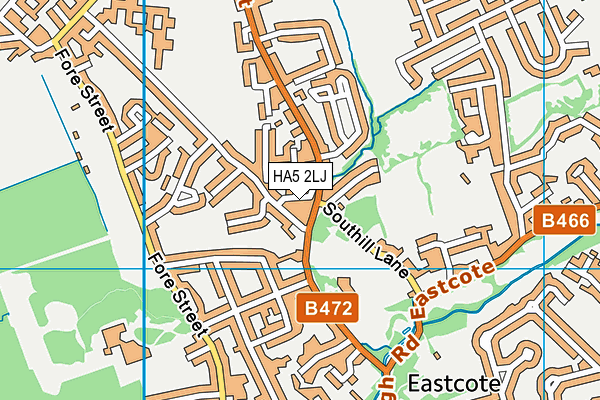 HA5 2LJ map - OS VectorMap District (Ordnance Survey) HA5 2LJ map - OS VectorMap District (Ordnance Survey)