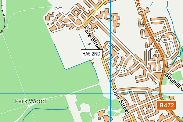HA5 2ND map - OS VectorMap District (Ordnance Survey) HA5 2ND map - OS VectorMap District (Ordnance Survey)