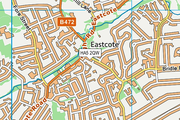 HA5 2QW map - OS VectorMap District (Ordnance Survey) HA5 2QW map - OS VectorMap District (Ordnance Survey)