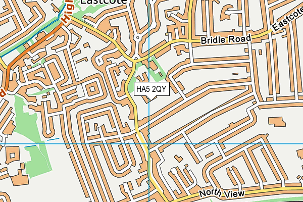 HA5 2QY map - OS VectorMap District (Ordnance Survey) HA5 2QY map - OS VectorMap District (Ordnance Survey)