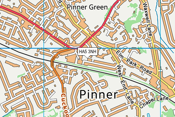 HA5 3NH map - OS VectorMap District (Ordnance Survey) HA5 3NH map - OS VectorMap District (Ordnance Survey)