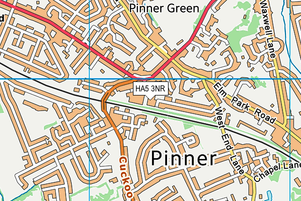 HA5 3NR map - OS VectorMap District (Ordnance Survey) HA5 3NR map - OS VectorMap District (Ordnance Survey)