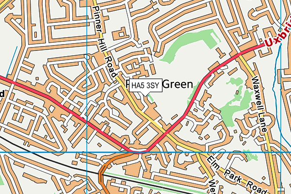 HA5 3SY map - OS VectorMap District (Ordnance Survey) HA5 3SY map - OS VectorMap District (Ordnance Survey)