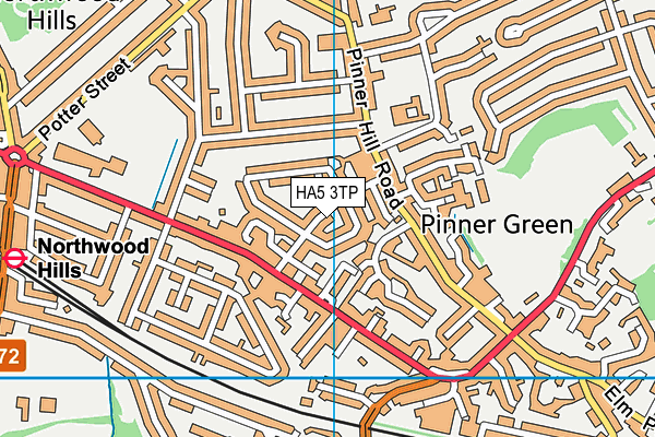 HA5 3TP map - OS VectorMap District (Ordnance Survey) HA5 3TP map - OS VectorMap District (Ordnance Survey)