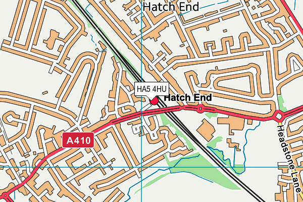 HA5 4HU map - OS VectorMap District (Ordnance Survey) HA5 4HU map - OS VectorMap District (Ordnance Survey)