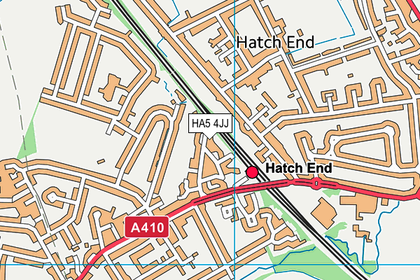 HA5 4JJ map - OS VectorMap District (Ordnance Survey) HA5 4JJ map - OS VectorMap District (Ordnance Survey)