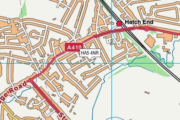 HA5 4NR map - OS VectorMap District (Ordnance Survey) HA5 4NR map - OS VectorMap District (Ordnance Survey)