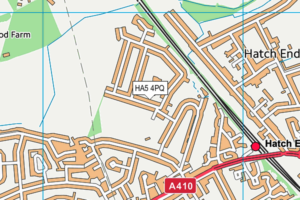 HA5 4PQ map - OS VectorMap District (Ordnance Survey) HA5 4PQ map - OS VectorMap District (Ordnance Survey)