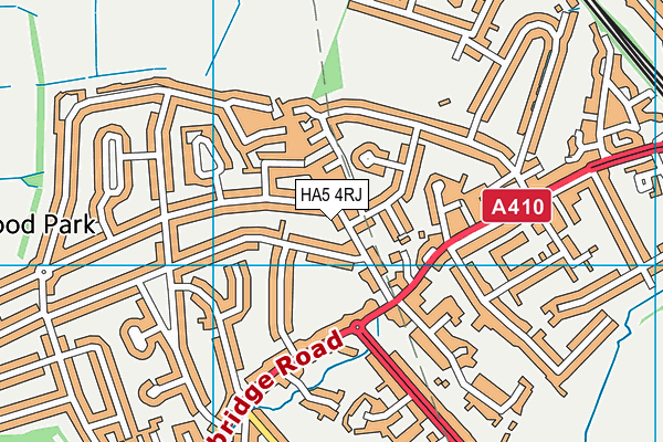 HA5 4RJ map - OS VectorMap District (Ordnance Survey) HA5 4RJ map - OS VectorMap District (Ordnance Survey)