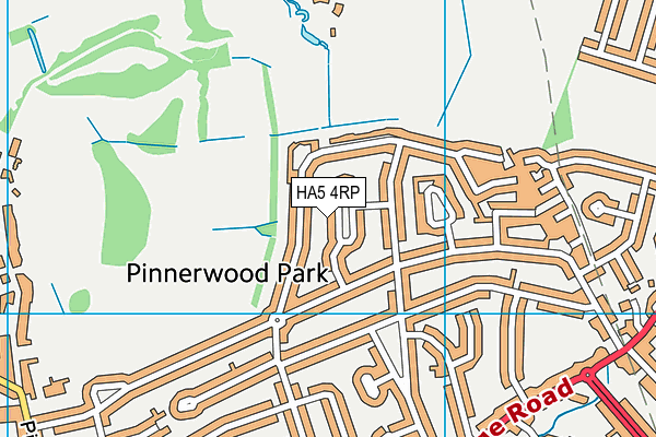 HA5 4RP map - OS VectorMap District (Ordnance Survey) HA5 4RP map - OS VectorMap District (Ordnance Survey)