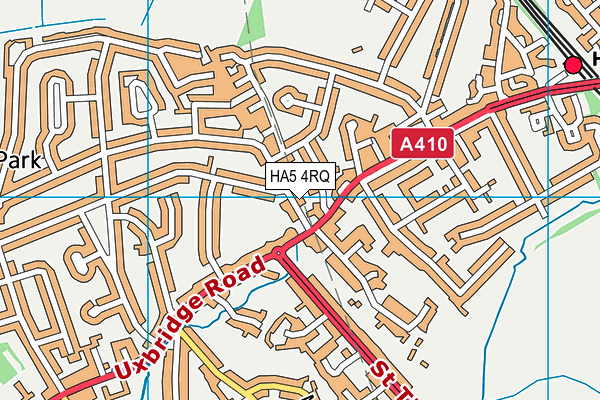 HA5 4RQ map - OS VectorMap District (Ordnance Survey) HA5 4RQ map - OS VectorMap District (Ordnance Survey)