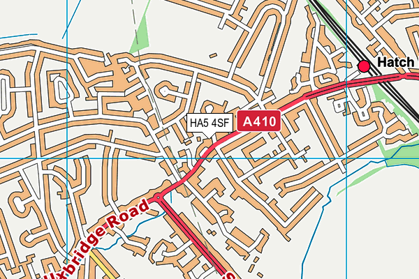 HA5 4SF map - OS VectorMap District (Ordnance Survey) HA5 4SF map - OS VectorMap District (Ordnance Survey)