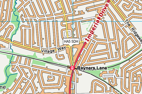 HA5 5DH map - OS VectorMap District (Ordnance Survey) HA5 5DH map - OS VectorMap District (Ordnance Survey)