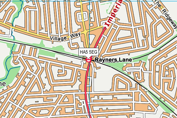 HA5 5EG map - OS VectorMap District (Ordnance Survey) HA5 5EG map - OS VectorMap District (Ordnance Survey)