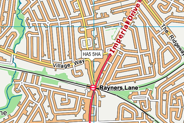 HA5 5HA map - OS VectorMap District (Ordnance Survey) HA5 5HA map - OS VectorMap District (Ordnance Survey)