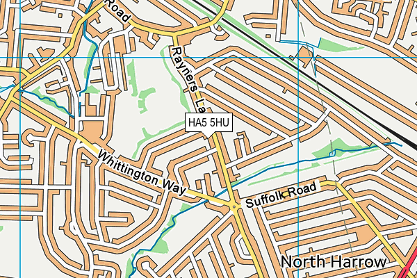 HA5 5HU map - OS VectorMap District (Ordnance Survey) HA5 5HU map - OS VectorMap District (Ordnance Survey)