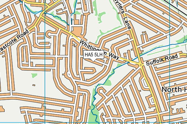 HA5 5LH map - OS VectorMap District (Ordnance Survey) HA5 5LH map - OS VectorMap District (Ordnance Survey)