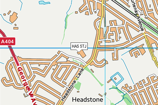 HA5 5TJ map - OS VectorMap District (Ordnance Survey) HA5 5TJ map - OS VectorMap District (Ordnance Survey)