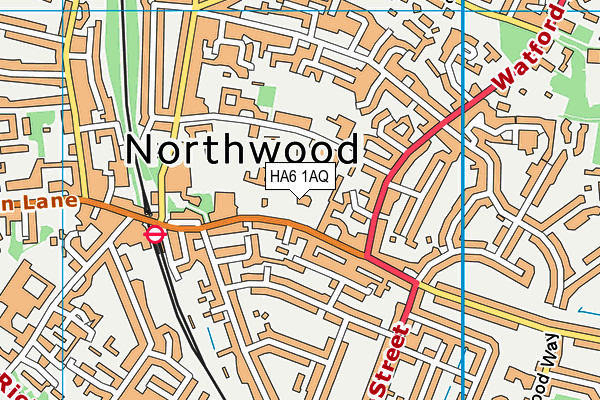 HA6 1AQ map - OS VectorMap District (Ordnance Survey) HA6 1AQ map - OS VectorMap District (Ordnance Survey)