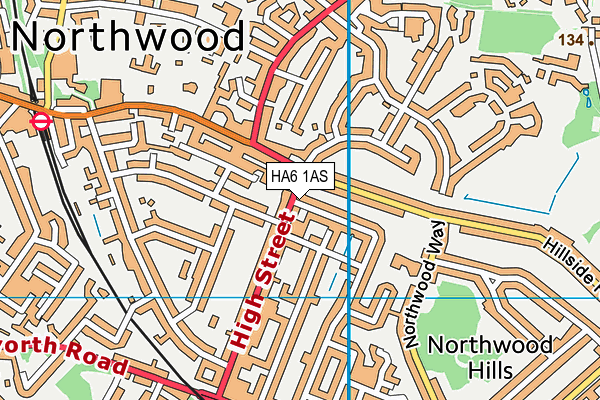 HA6 1AS map - OS VectorMap District (Ordnance Survey) HA6 1AS map - OS VectorMap District (Ordnance Survey)