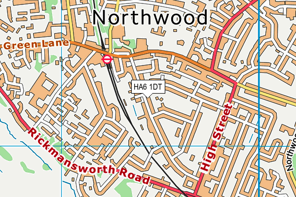 HA6 1DT map - OS VectorMap District (Ordnance Survey) HA6 1DT map - OS VectorMap District (Ordnance Survey)