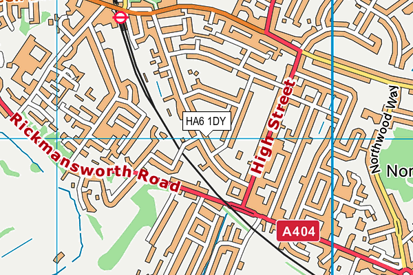 HA6 1DY map - OS VectorMap District (Ordnance Survey) HA6 1DY map - OS VectorMap District (Ordnance Survey)