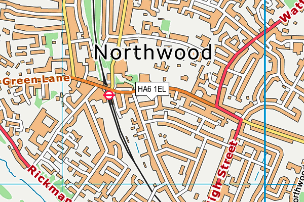HA6 1EL map - OS VectorMap District (Ordnance Survey) HA6 1EL map - OS VectorMap District (Ordnance Survey)