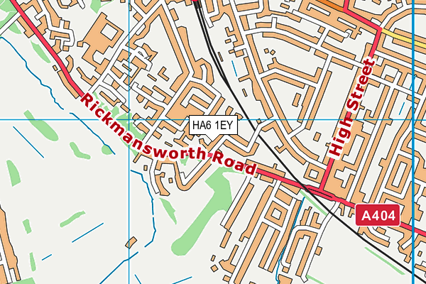 HA6 1EY map - OS VectorMap District (Ordnance Survey) HA6 1EY map - OS VectorMap District (Ordnance Survey)