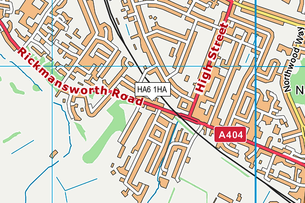 HA6 1HA map - OS VectorMap District (Ordnance Survey) HA6 1HA map - OS VectorMap District (Ordnance Survey)