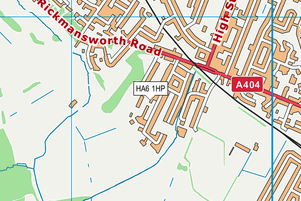 HA6 1HP map - OS VectorMap District (Ordnance Survey) HA6 1HP map - OS VectorMap District (Ordnance Survey)