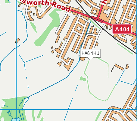 HA6 1HU map - OS VectorMap District (Ordnance Survey) HA6 1HU map - OS VectorMap District (Ordnance Survey)