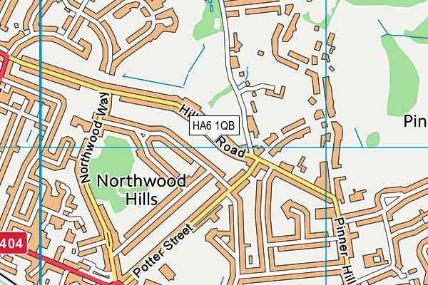 HA6 1QB map - OS VectorMap District (Ordnance Survey) HA6 1QB map - OS VectorMap District (Ordnance Survey)
