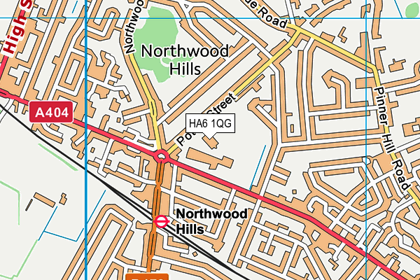 HA6 1QG map - OS VectorMap District (Ordnance Survey) HA6 1QG map - OS VectorMap District (Ordnance Survey)