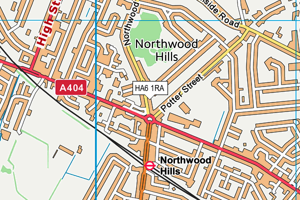 HA6 1RA map - OS VectorMap District (Ordnance Survey) HA6 1RA map - OS VectorMap District (Ordnance Survey)