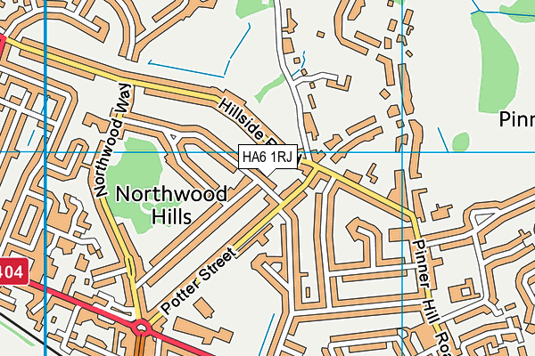 HA6 1RJ map - OS VectorMap District (Ordnance Survey) HA6 1RJ map - OS VectorMap District (Ordnance Survey)