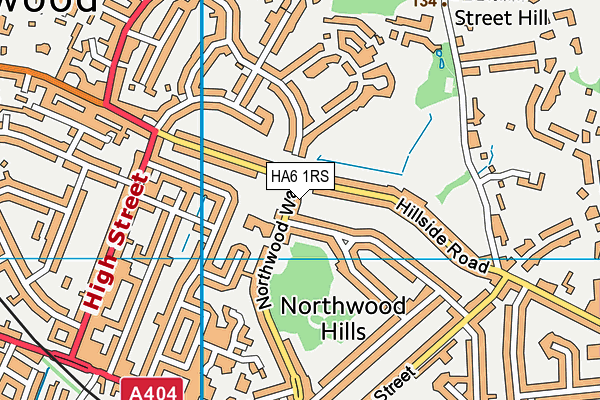 HA6 1RS map - OS VectorMap District (Ordnance Survey) HA6 1RS map - OS VectorMap District (Ordnance Survey)