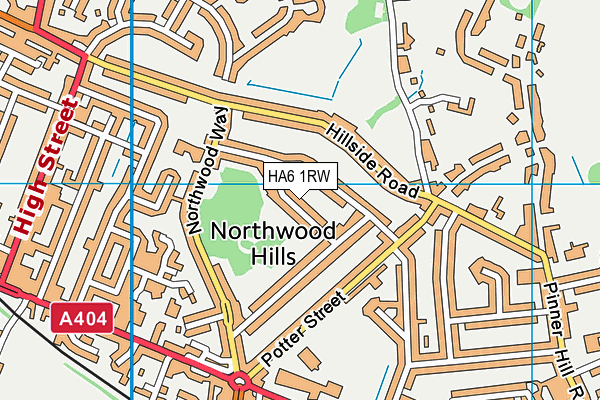 HA6 1RW map - OS VectorMap District (Ordnance Survey) HA6 1RW map - OS VectorMap District (Ordnance Survey)