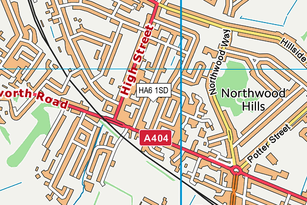 HA6 1SD map - OS VectorMap District (Ordnance Survey) HA6 1SD map - OS VectorMap District (Ordnance Survey)