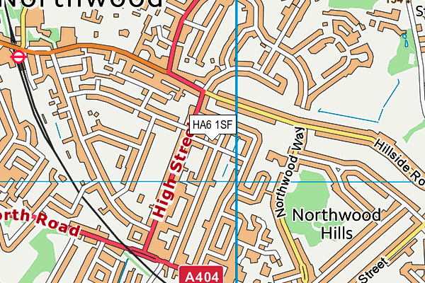 HA6 1SF map - OS VectorMap District (Ordnance Survey) HA6 1SF map - OS VectorMap District (Ordnance Survey)