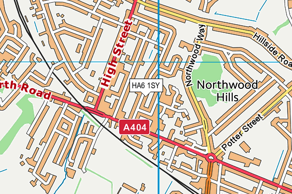 HA6 1SY map - OS VectorMap District (Ordnance Survey) HA6 1SY map - OS VectorMap District (Ordnance Survey)